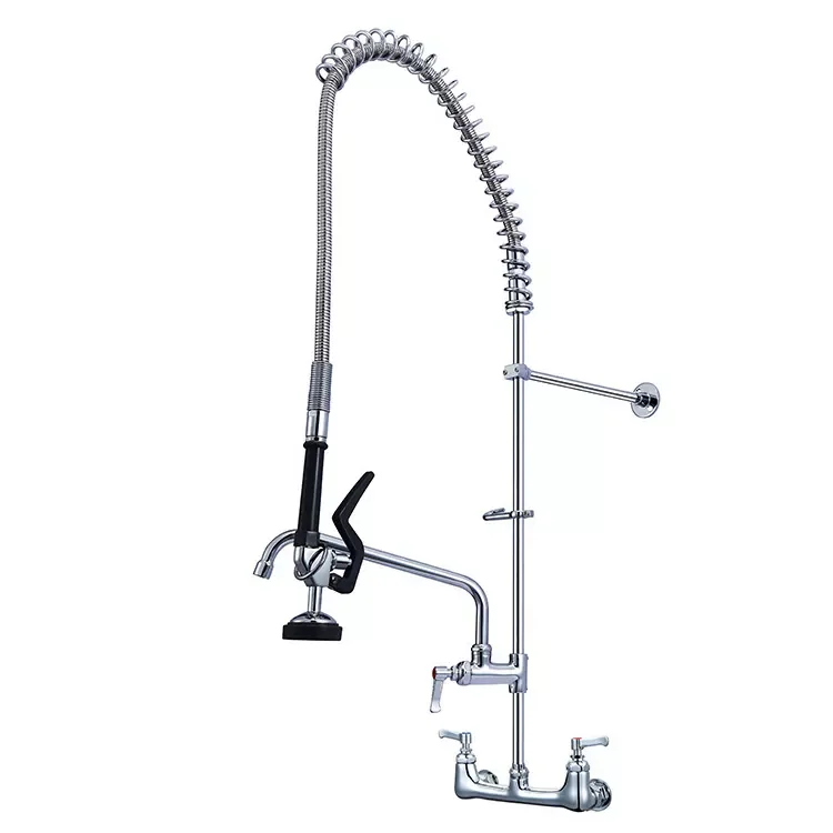 

Commercial restaurant sink faucet kitchen deck mounted pre-rinse sprayer faucet