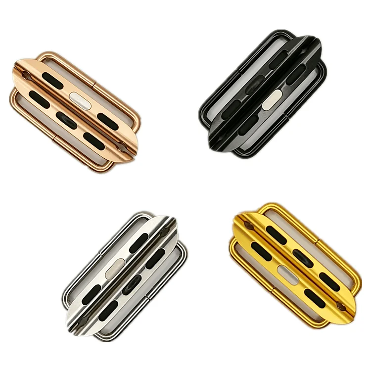 

Apple watch strap adapter connects to Apple watch Iwatch strap connector, Silver/ black/gold/ rose gold. can be customized in more colors