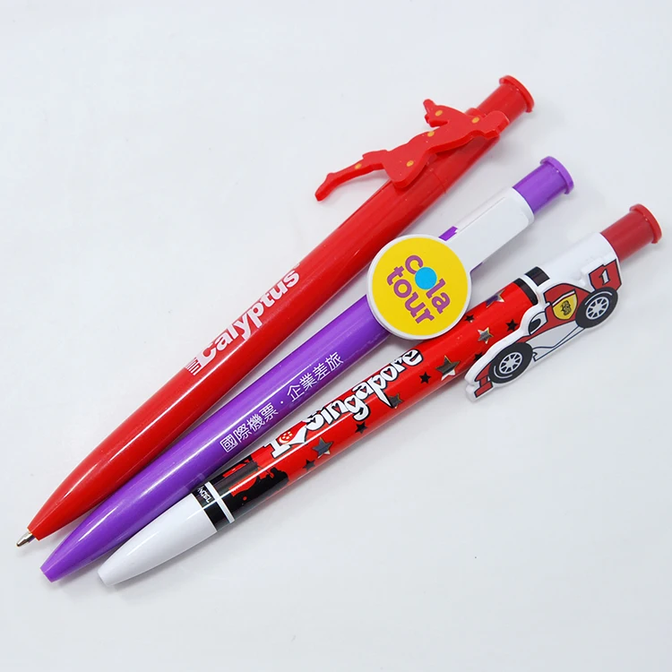 Pen Clip Shaped Custom Pen - Promotional 3D Clip Ball Pen