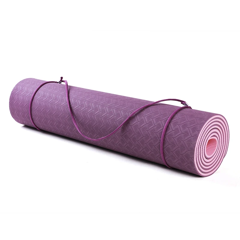 

High Quality Cool Design 8 mm Eco Friendly Fitness Mat De Yoga, Blue/purple/green/pink