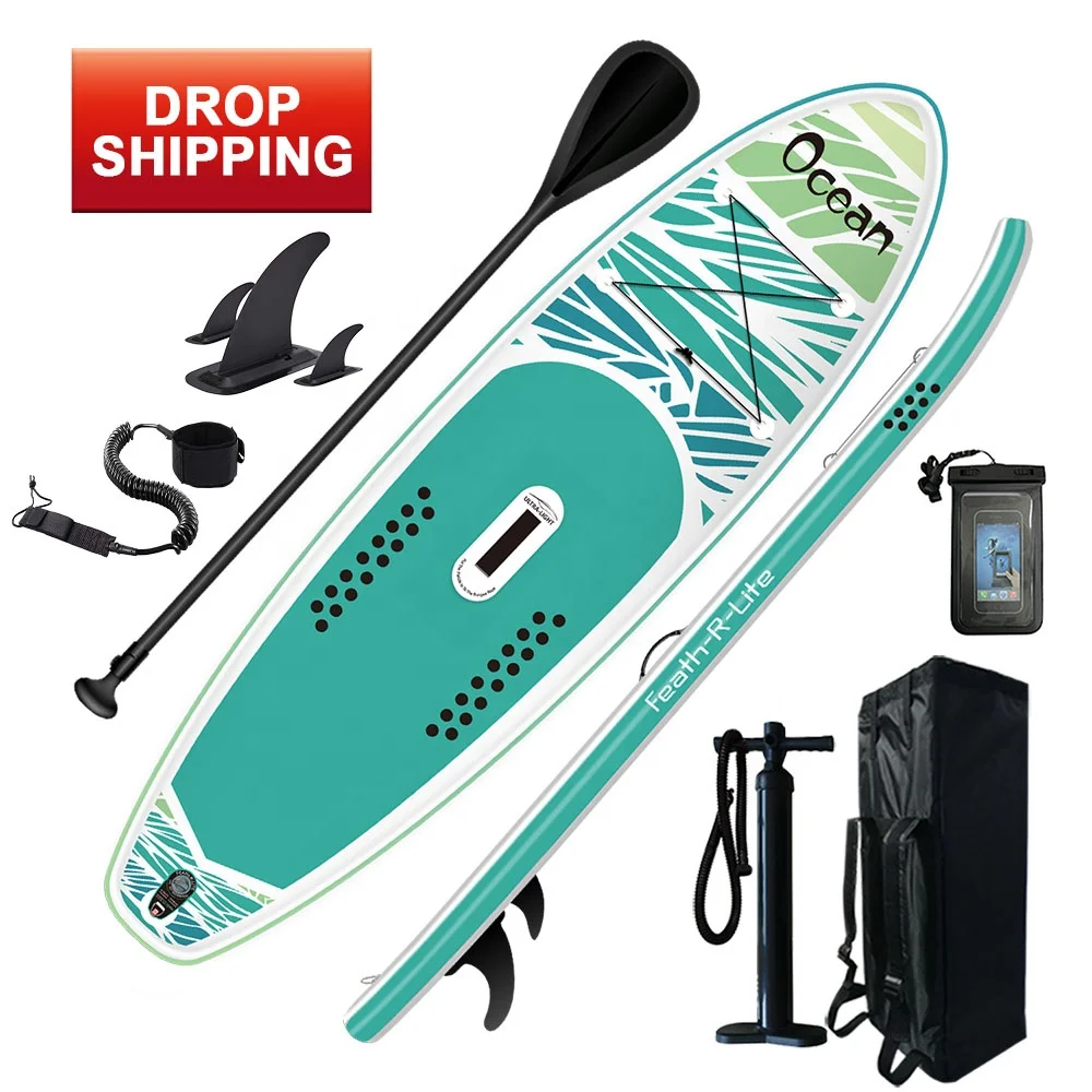 

FUNWATER drop shipping sup paddle board inflatable sup board mega for sale sports equipment wholesale, Blue