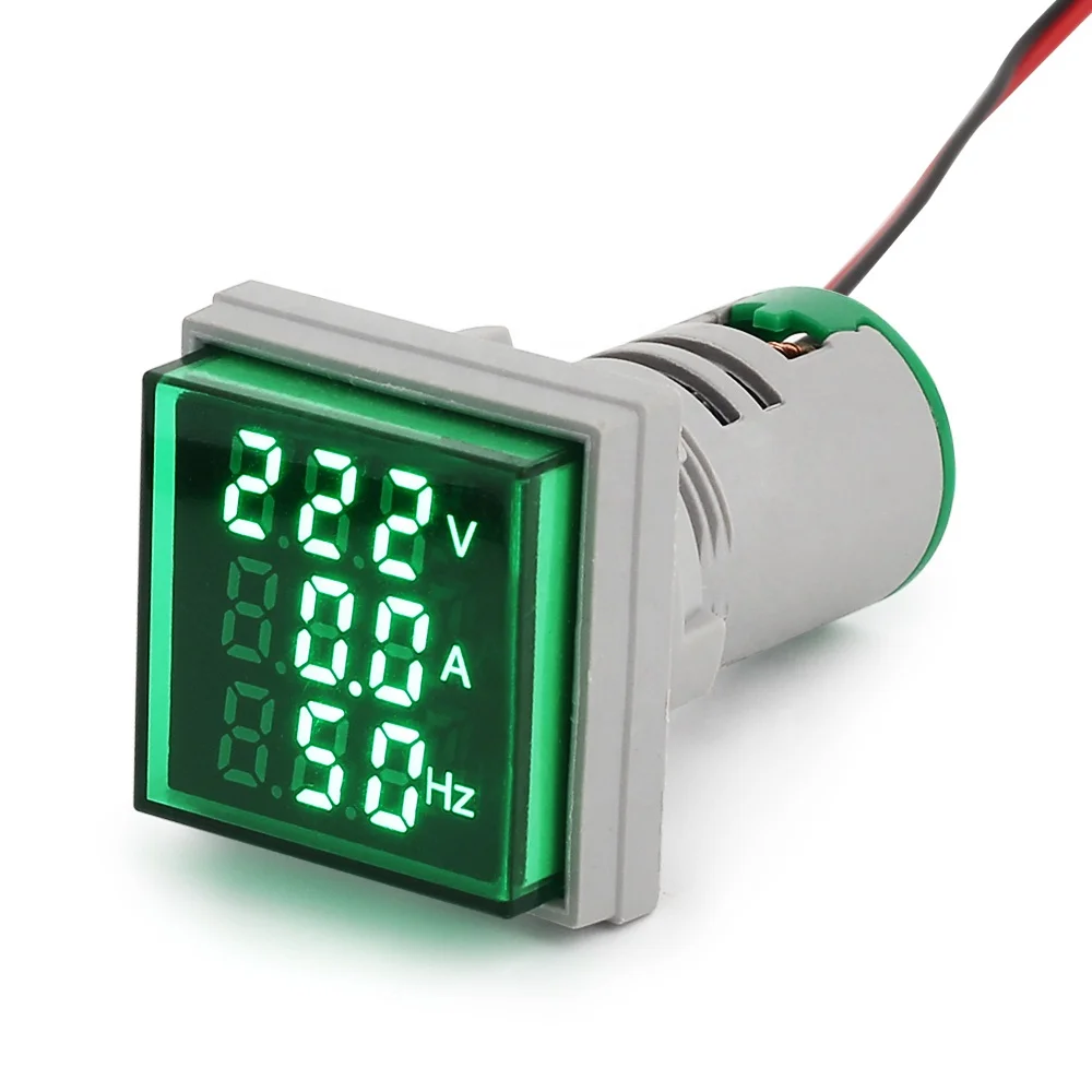 

Waterproof 3 phase digital display voltmeter ammeter frequency meter
