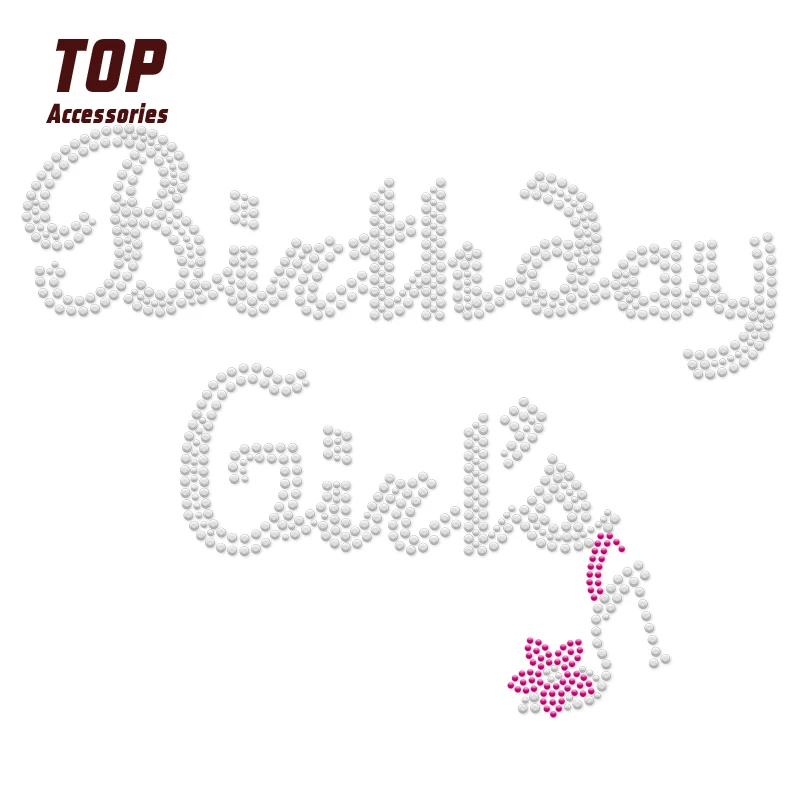 

Most Popular Iron on Girl Rhinestone Transfers Patch