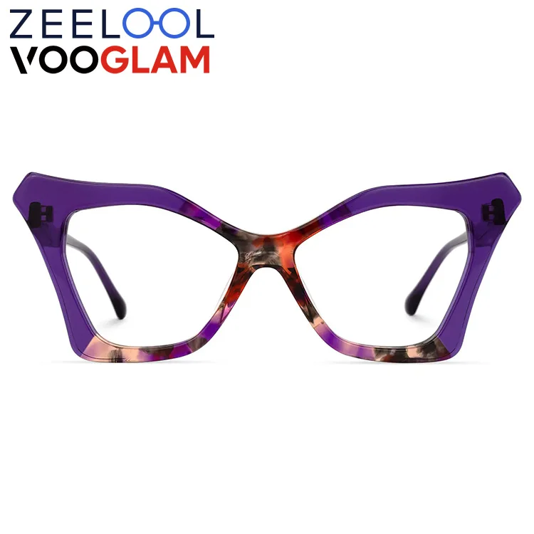

Zeelool Vooglam Brand Wholesale new arrival retro female designer fashion glasses acetate Spectacle Optical Eyeglasses Frames