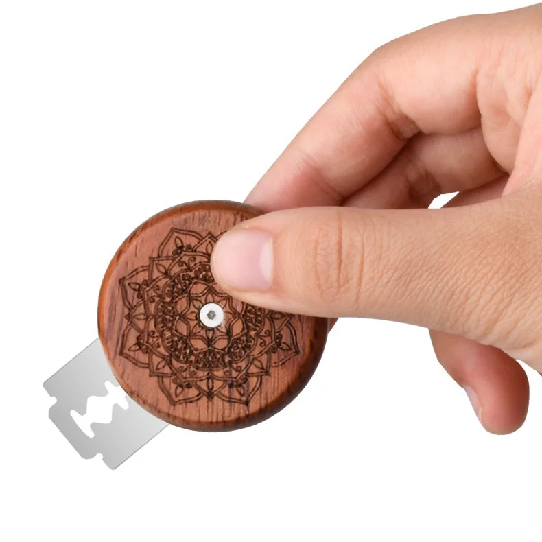 

Customized Bread Tool UFO Shaped Wooden Bread Lame Round Bread Lame Cutter