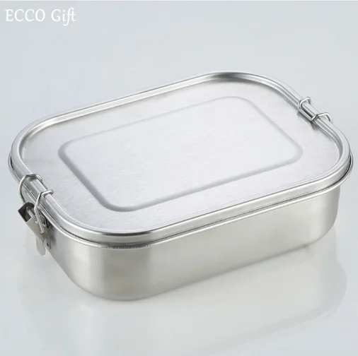

Custom logo 1 2 3 Compartment kids school Stainless steel Lunch box Leak proof Food Container Tiffin bento Lunch box, Customized color acceptable