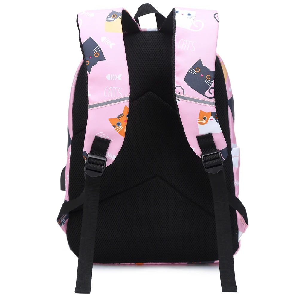 Bag for women antitheft with USB port waterproof high capacity quality backpack