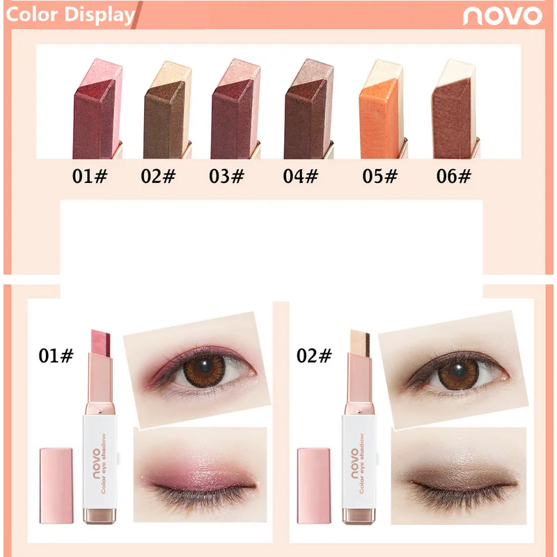 Hot Selling Eyeshadow Twotone Eyeshadow Cosmetic Twocolor Eyeshadow