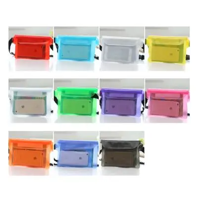 OEM Outdoor Drifting Large Capacity Waterproof Transparent Waist Bag for Mobile Phones