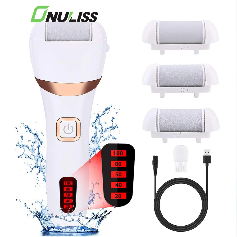 

Professional Rechargeable Pedicure Feet Skin Foot Grinder File And Callus Remover Electric Callus Remover