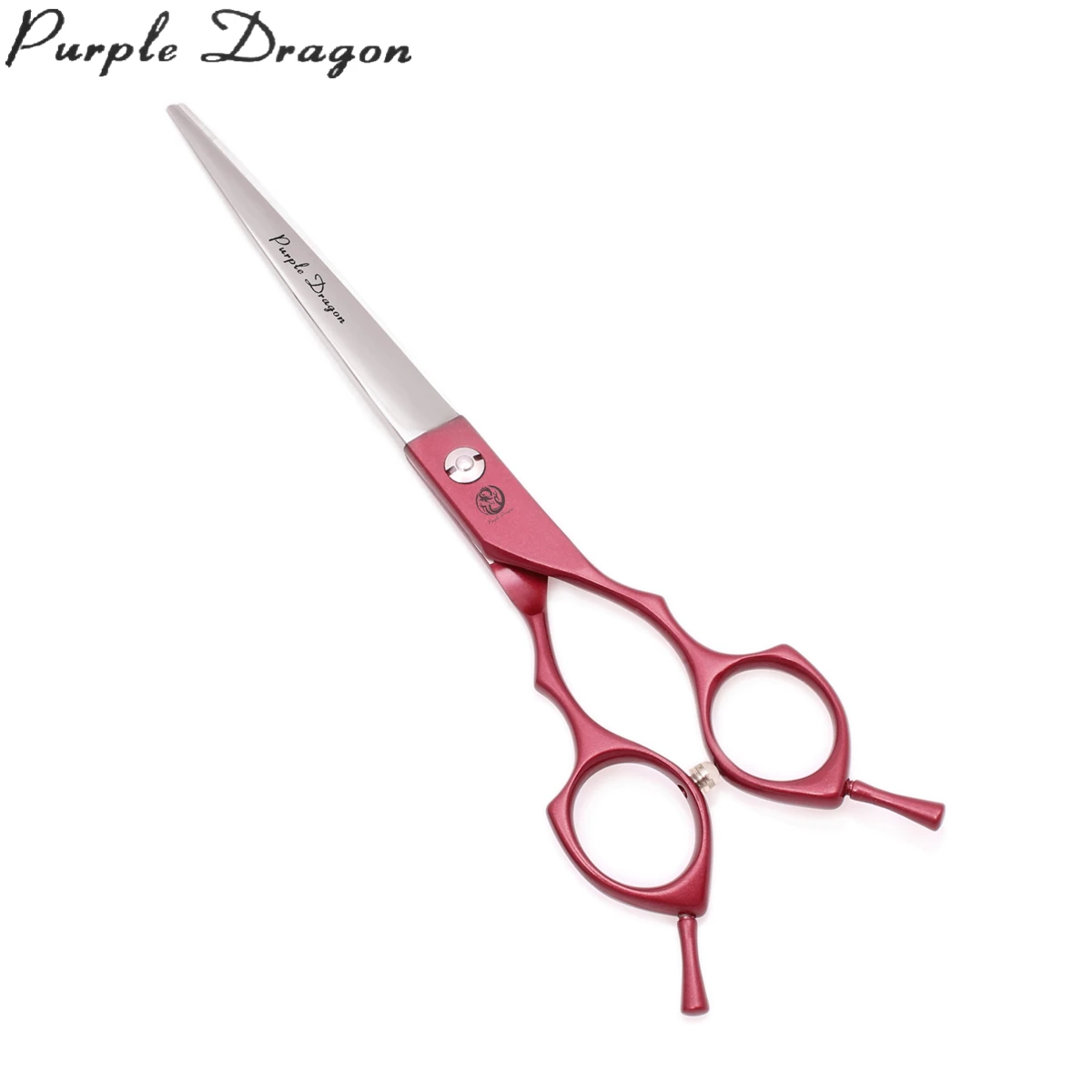 

Animal Scissors 7" Purple Dragon Japanese 440C Straight Shears Pet Thinning Shears Dog Scissors Red Color Z9029, Rose gold