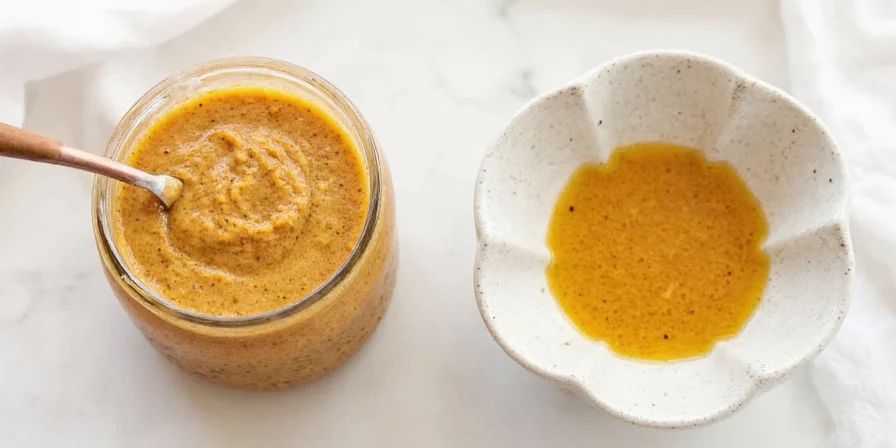 Making homemade tahina sauce step by step