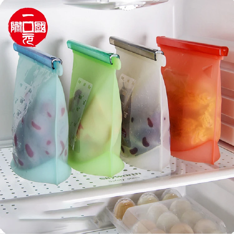 

EVA reusable fruit and vegetable food sealed fresh-keeping storage bag