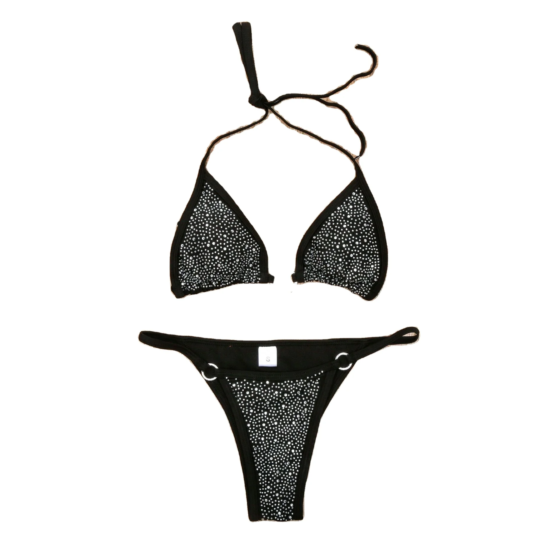 

Top g string sexy shorts thong two piece set girl swimming bikini for women