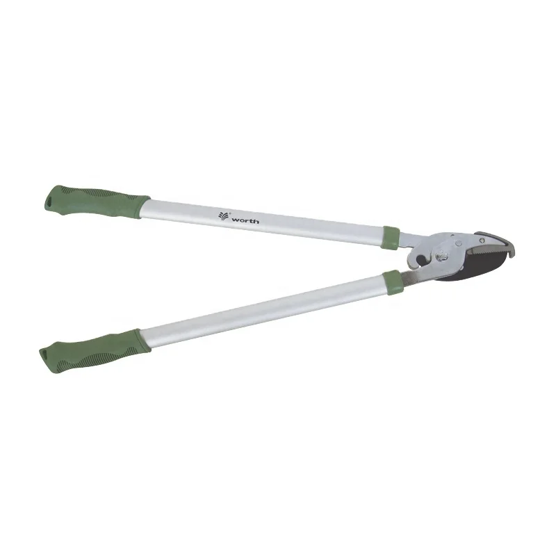 

Quality alloy tool steel aluminium alloy TPR handle green Anvil garden tools pruning shears loppers