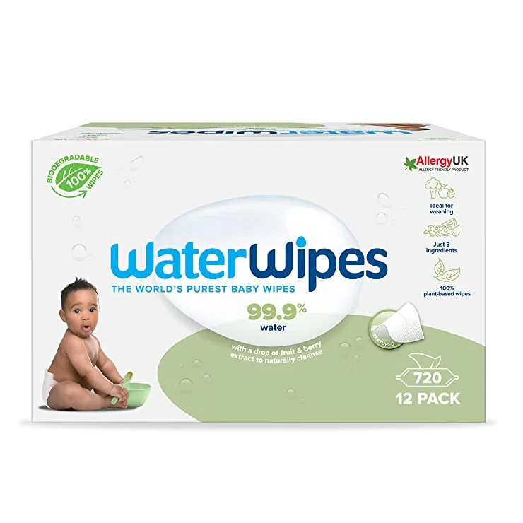 

Biodegradable Organic Bamboo For Sensitive 99.9% Water Wet Baby Wipes