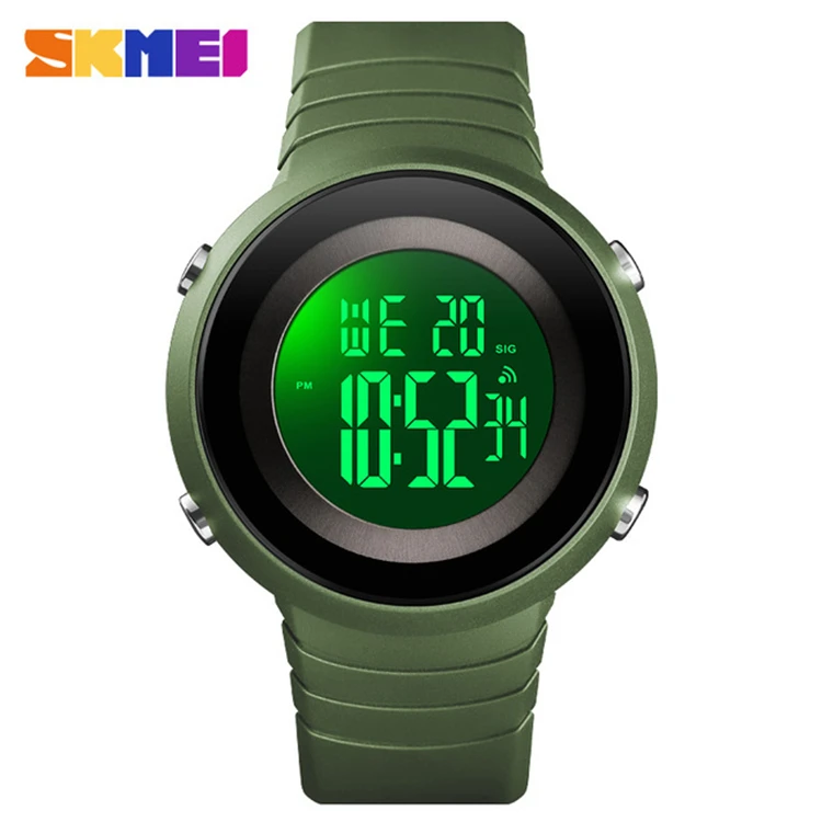 

SKMEI 1507 Simple Men Sports Watches Back Light LED 50M Waterproof Digital Watch Chronograph Week Wristwatches