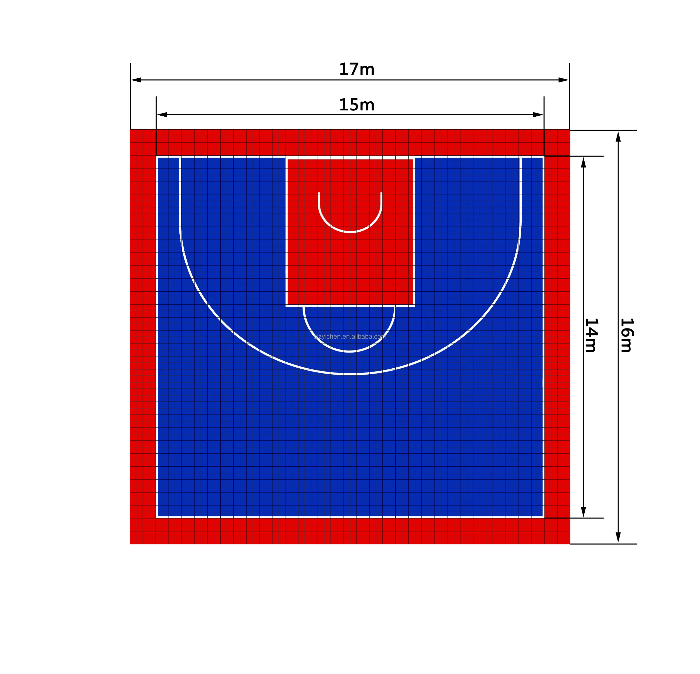 

FIBA 3*3 BASKETBALL OFFICAL COURT TILE SUPPLIER