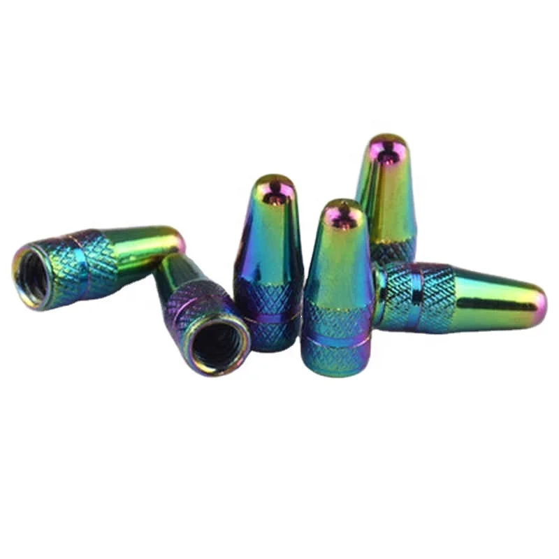 

4PCS Chameleon Bike Presta valve cap MTB Wheel Rim Tyre Stem Air Valve Caps Bicycle Aluminium Pressure Valve Caps Dust Cover