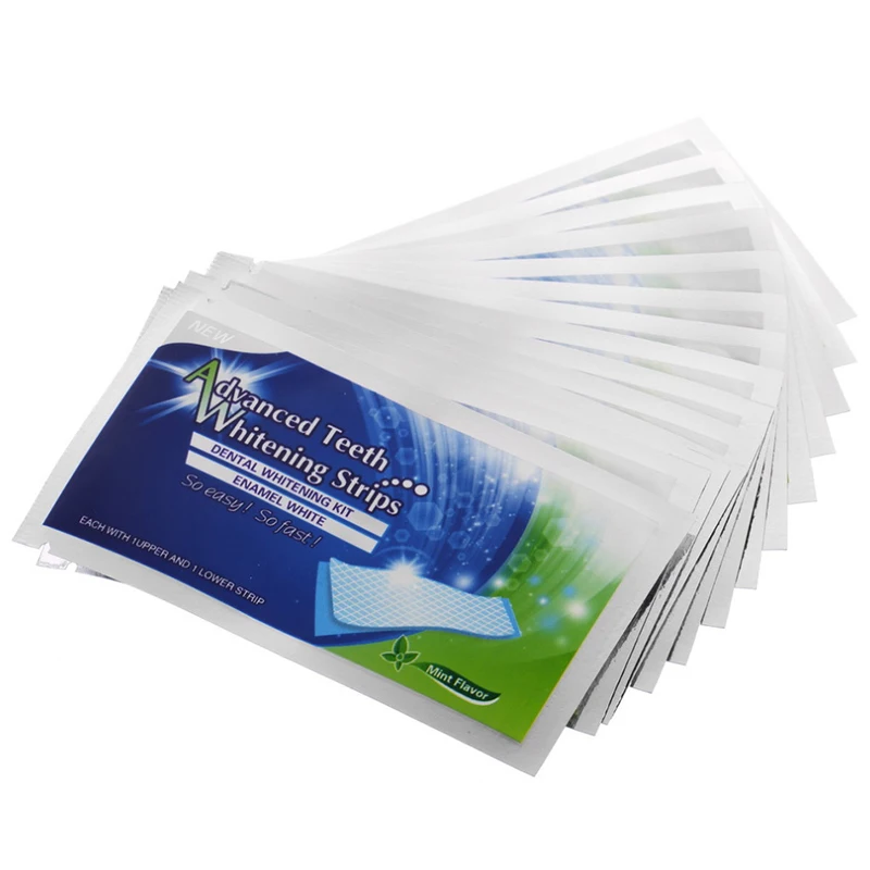 

100% Effective Non Peroxide Activated Bamboo Charcoal Teeth Whitening Strip