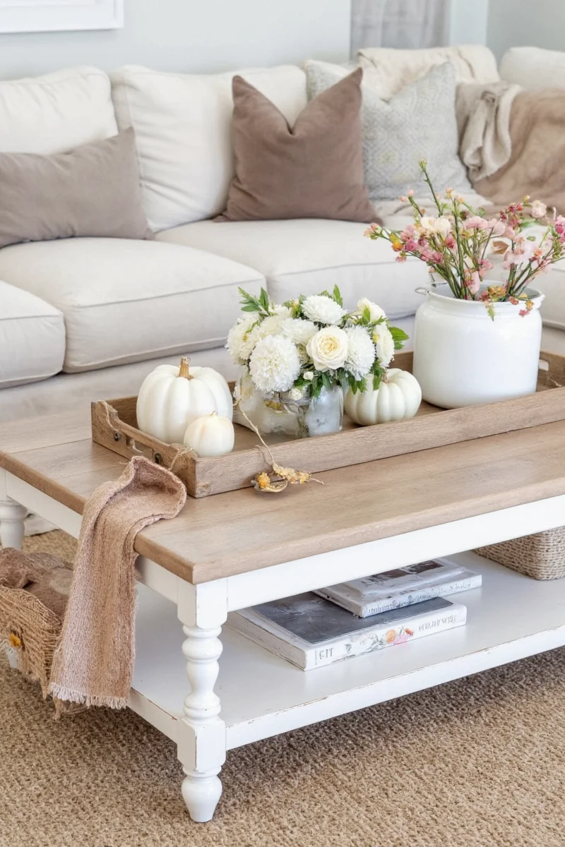 10 cozy creative fall coffee table decor ideas the whole family will love