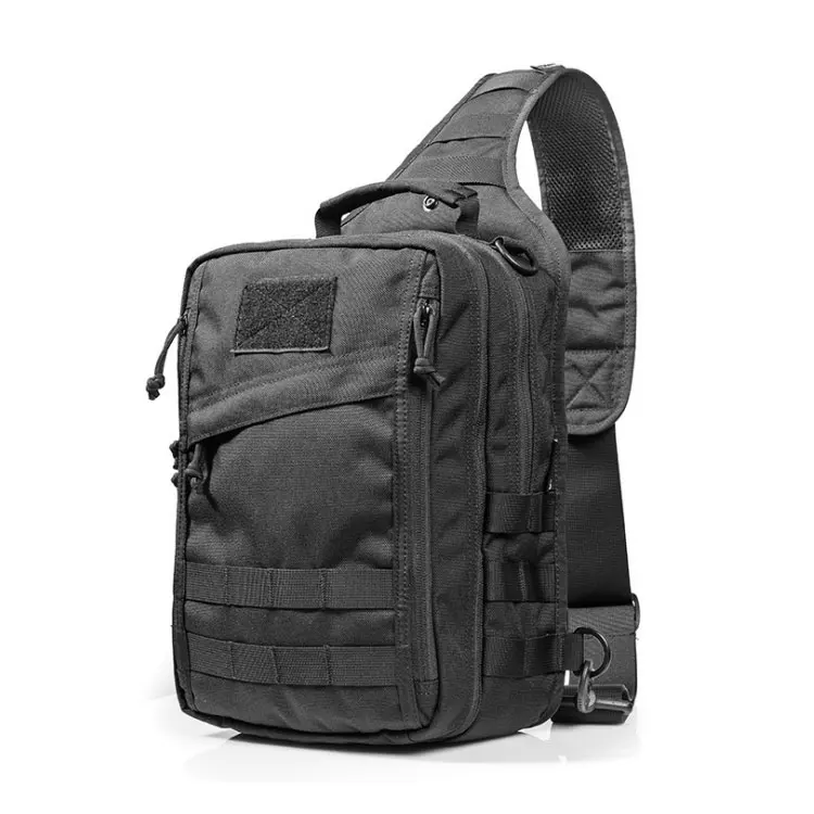 

Multi-functional tactical camouflage casual satchel, chest bag, shoulder diagonal bag, Black, khaki, gray, cp