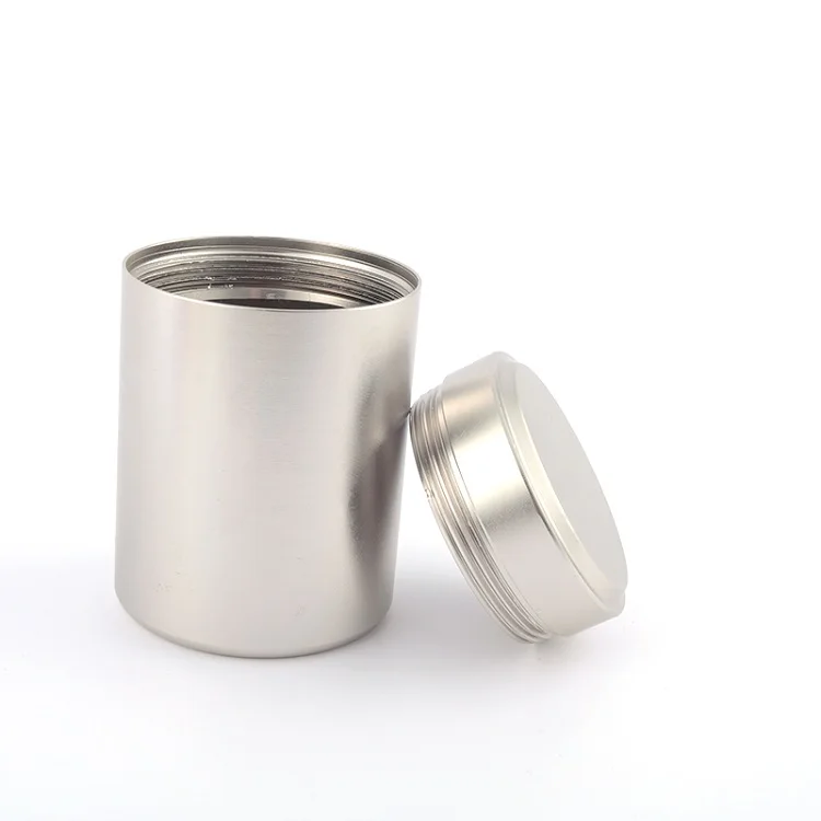 

60M Metal Herb Spice Jar Container Waterproof Aluminum Tobacco Storage Stash Jar