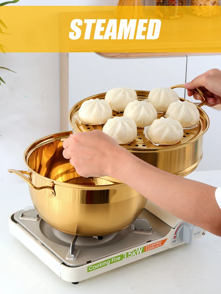 Wholesale Stainless Steel Multilayers Soup Steam Pot Cooking /dumpling