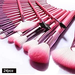 

24 Pcs Makeup brush set PINK, Pink, red, black, purple and so on