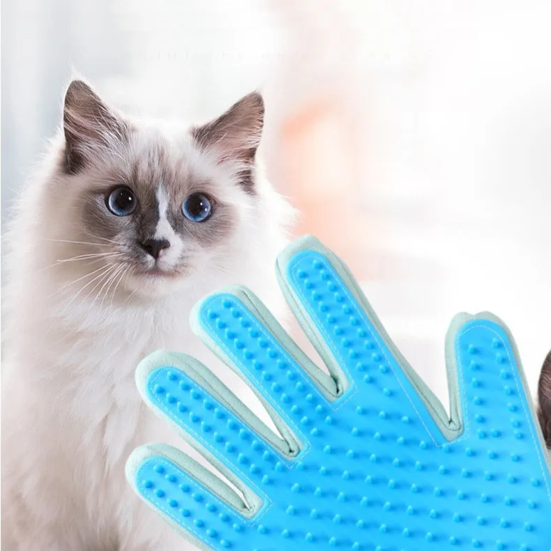 Hot Sale Cat Gloves Pet Silicone Bath Cleaning Supplies Dog Hair Grooming Hair Removal Gloves