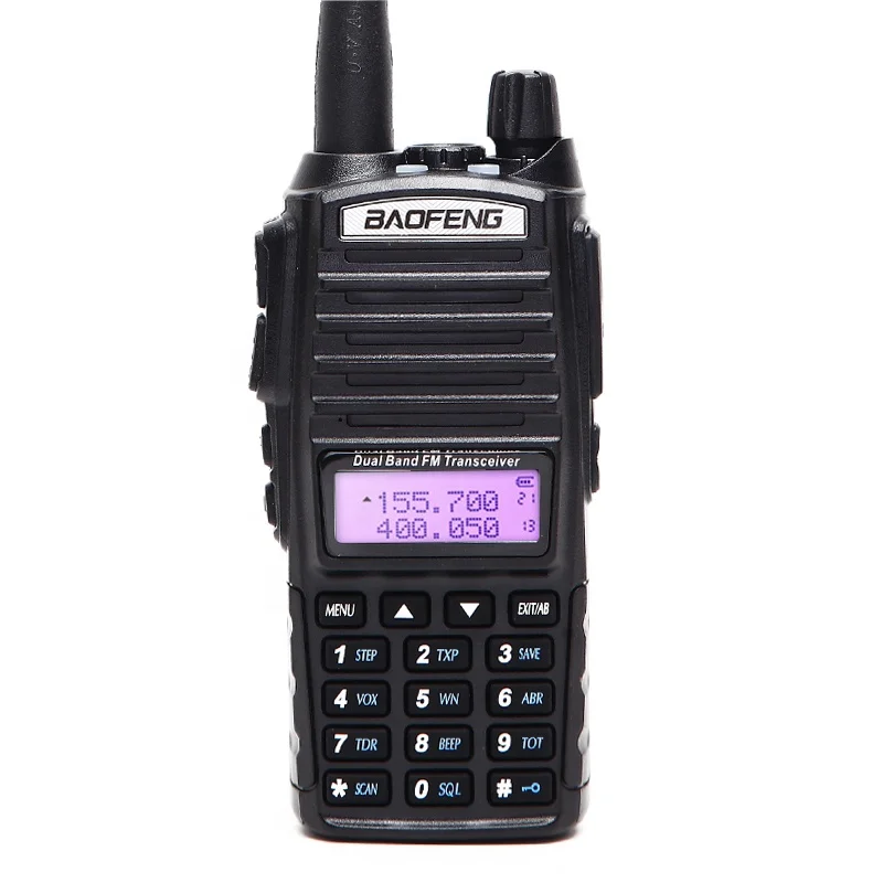 

Baofeng UV-82 Portable Radio UV82 5W Walkie Talkie VHF/UHF Dual Band Pofung UV 82 CB Ham Amateur Two Way Radio Transceiver, Black