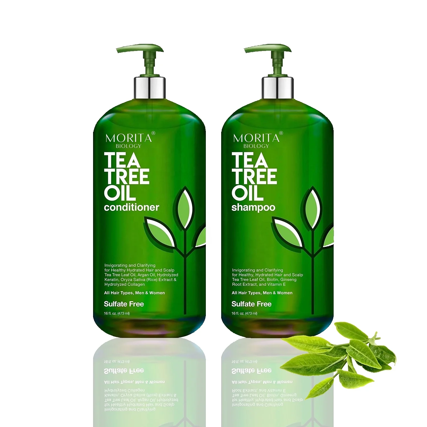 

Private Label Tea Tree Aloe Vera Mint Shampoo Organic Vegan Natural Hair Tea Tree Essential Oil Hair Shampoo and conditioner