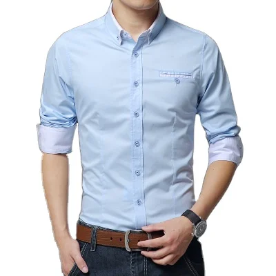 

Classic Design Shirt Long Sleeve Casual Business Shirts Men's Button Down Dress Shirts