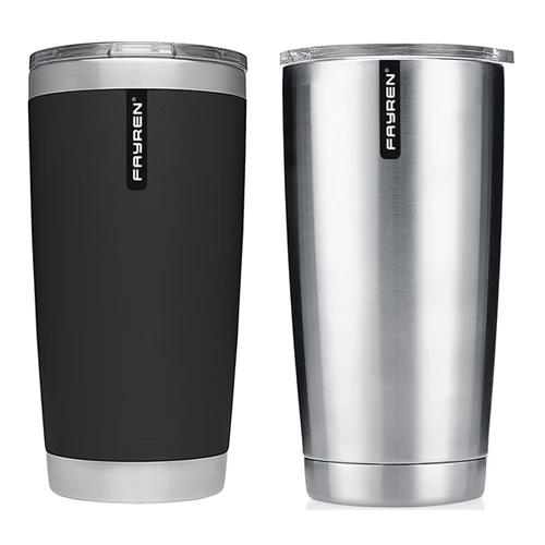 

20oz Stainless Steel Double Wall Vacuum Insulated tumbler with Splash Proof Lid