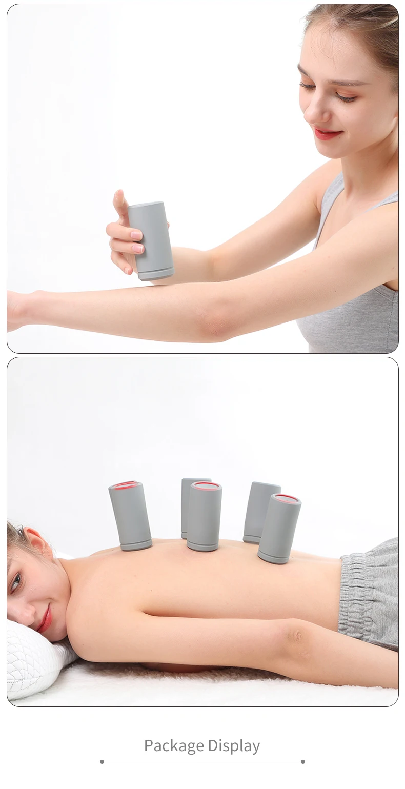 Mini Vibration Massager Electronic Cupping Pressure Massager for Body