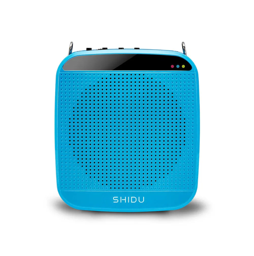 

S512 SHIDU 18W Strong Power Deep Bass Portable Loud Speaker Rechargeable Mini Voice Amplifier With Microphone Headset, Black;blue;red