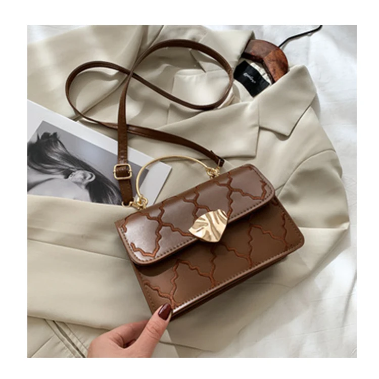 

2021High Quality Luxury Casual Crossbody Shoulder Small Square woman Handbag