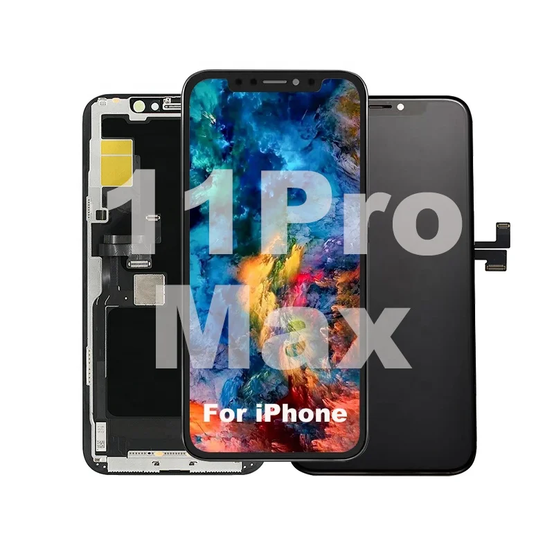 

SJY 2021 Best Sale OEM Incell OLED LCD for iPhone 11 Pro Max Display Touch Digitizer Replacement Screen for iphone X Xs Xr 11 12