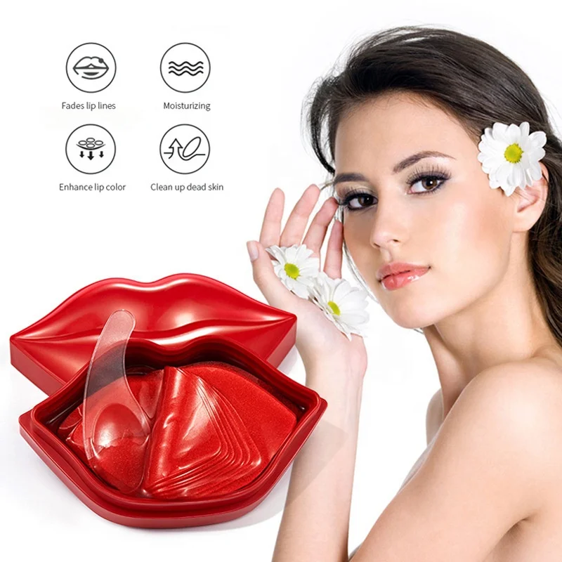 

2021z Crystal Collagen Lip Mask Hydrating Moisturizing Lip Mask Anti-Drying Lightening Lip Lines skinCare