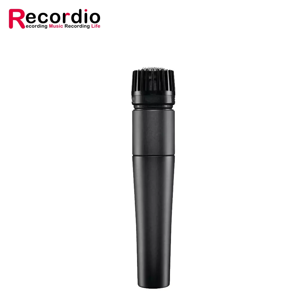 

GAM-57 Professional Performance Musical Instrument Wired Dynamic Microphone Stage Home Recording Microphone, Black