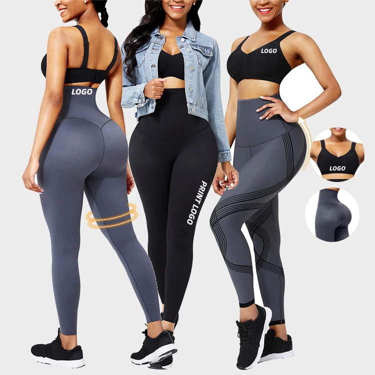 

Latest Design 3D-Printed Yoga Leggings Woman High Waisted Compression Workout Legging Set, As picture,can be change