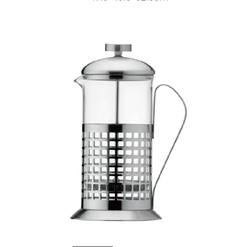 

Hot Selling Coffee Maker French Press 350ml Borosilicate Glass Coffee Pot 304 Stainless Steel French Press