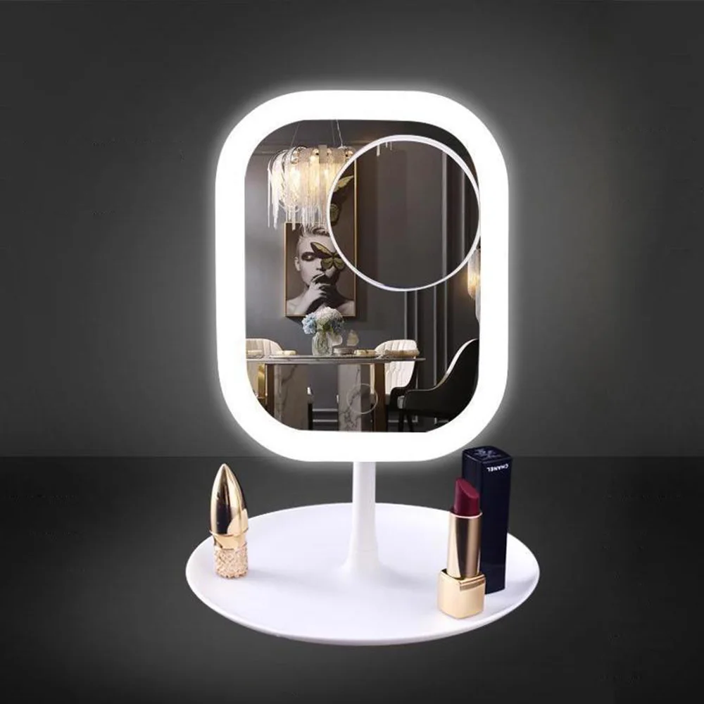 

High Quality China Factory 3 Colors Dimmable makeup mirror with light salon mirror with led lights