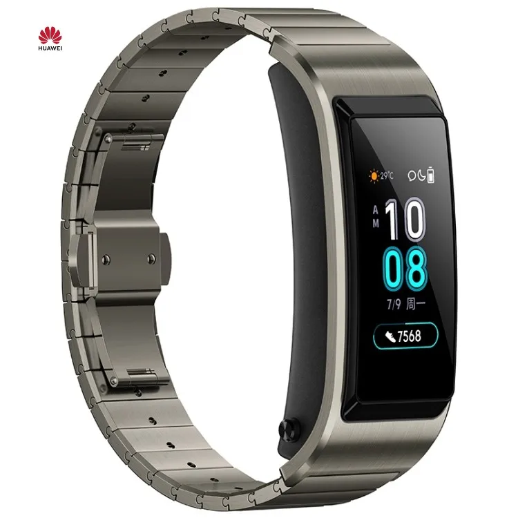 

New design Huawei TalkBand B5 1.13 inch Touch AMOLED 2.5D Screen Headset Fitness Tracking Fashion Smart Bracelet