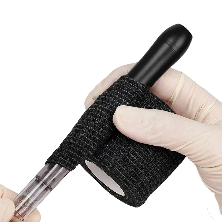 

CTA118-1 New Arrival Handpiece Wrap 3 Colors for Permanent Makeup Tattoo Accessories, Black, fluorescent pink, pink