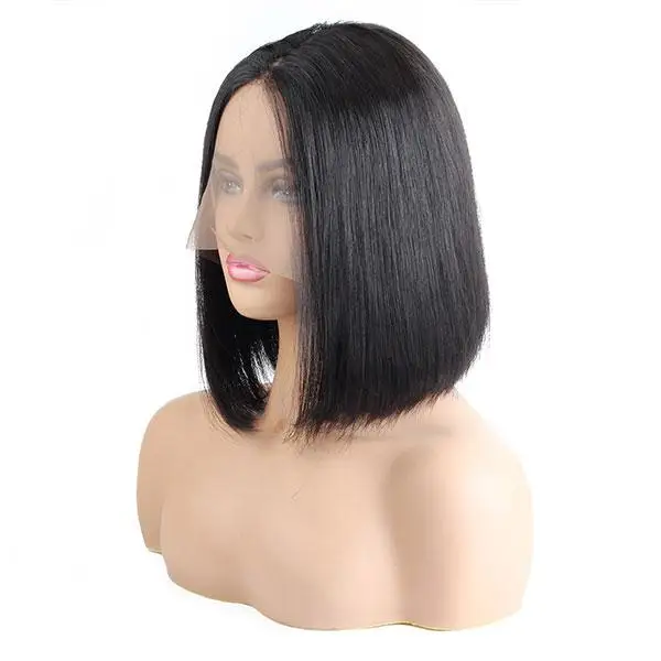 

150% 180% Density HD Full Lace Human Hair Wigs For Black Women,Wholesale Brazilian Virgin Hair Transparent Lace Bob Wig