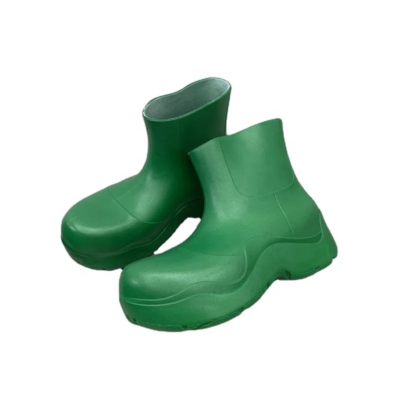 

Outdoor custom logo rain boots shoes solid color protection silicone rain waterproof hot sale products ladies designer boots, Customized color