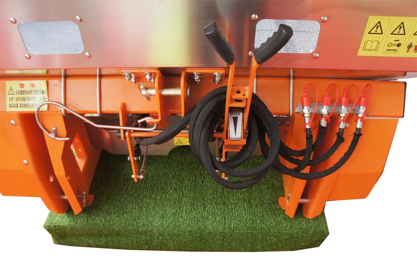 Agricultural Tractor Mounted Hydraulic Motor Drive Fertilizer Spreader