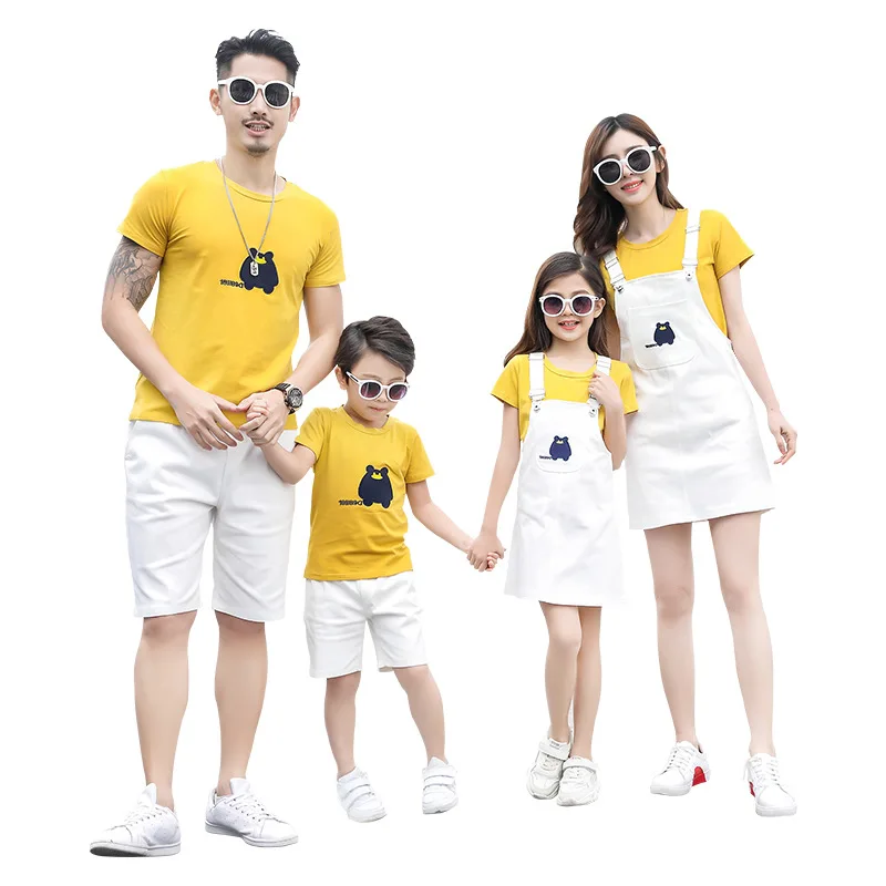 

summer clothing mommy and me dresses cool family matching set outfits dress overalls