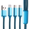 OEM Factory 2019 Wholesale 3 in 1 data cable 1 meter individual with custom packaging your own logo